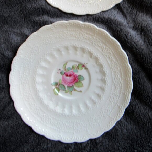 Set of 2 Spode's Jewel Copeland Billingsley Rose Round Dinner Plate - Picture 5 of 5